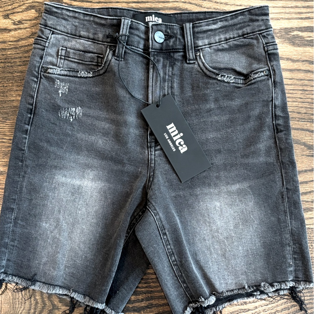 Women's Black Jean Shorts
